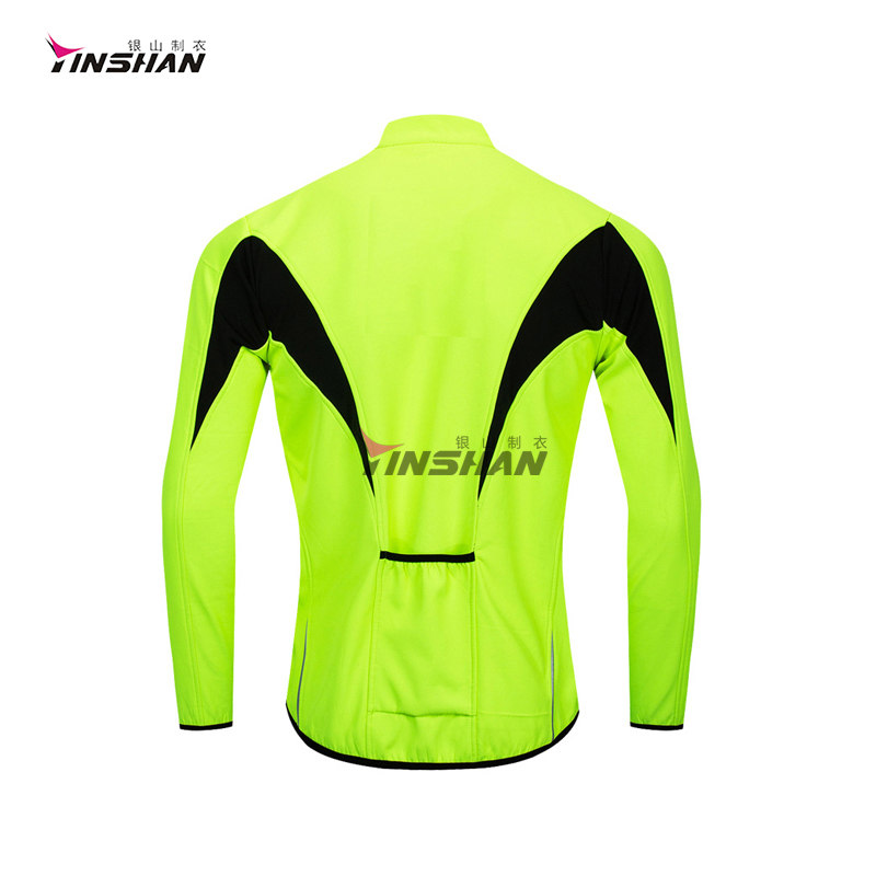 Custom Design Reflective Long Sleeve Cycling Jacket - Yinshan Sportswear