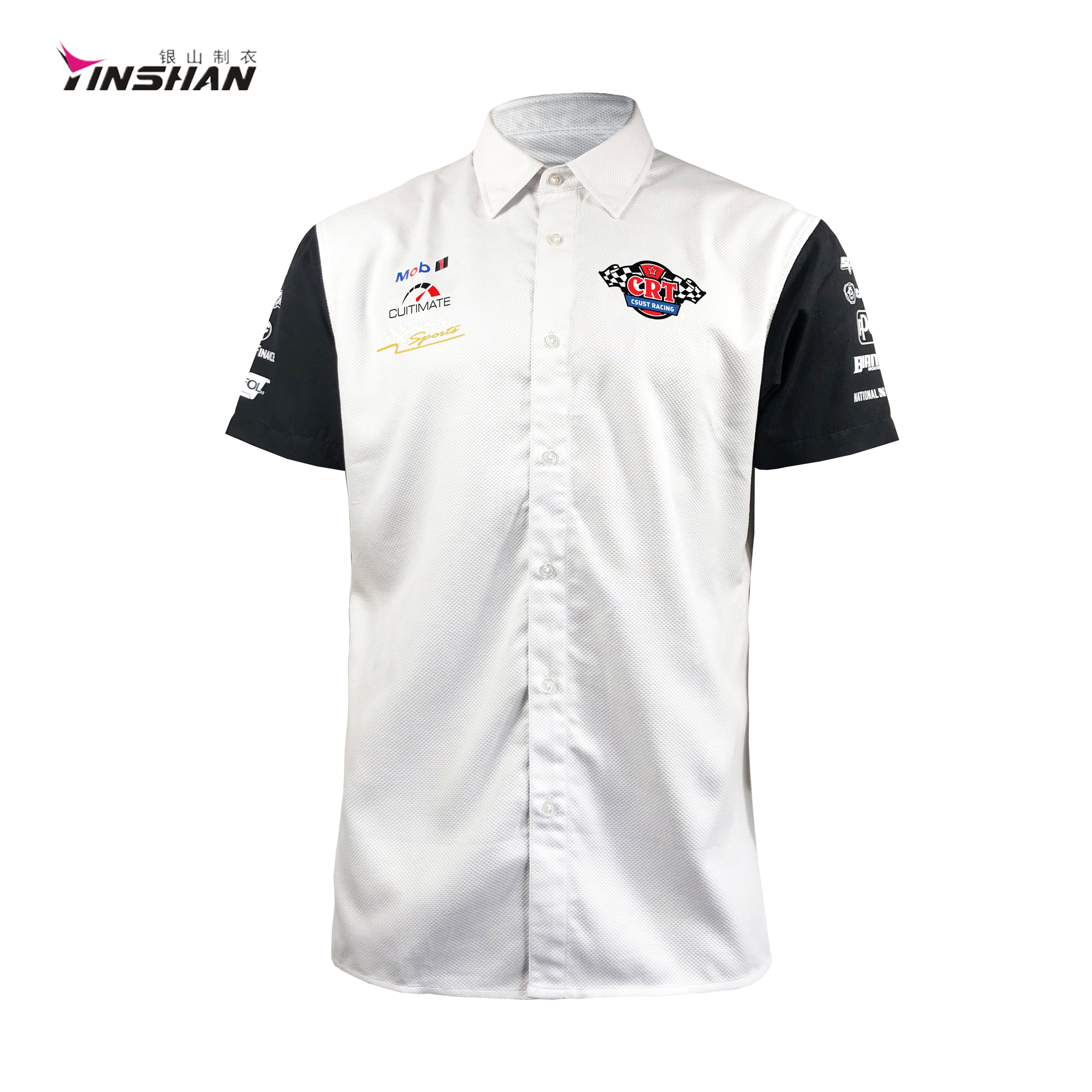Customized Logo Design Cotton Sports Shirt with Artwork Printing
