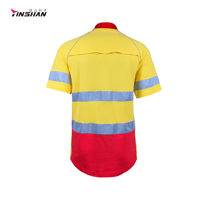 Reflective Work Uniform Polo Shirts - Yinshan Sportswear