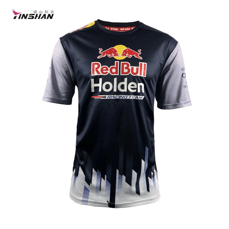 Custom Red Bull Team T-shirt Sports Wear