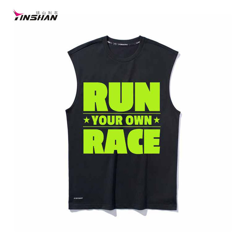 Custom Running Logo Design Sportswear Vest