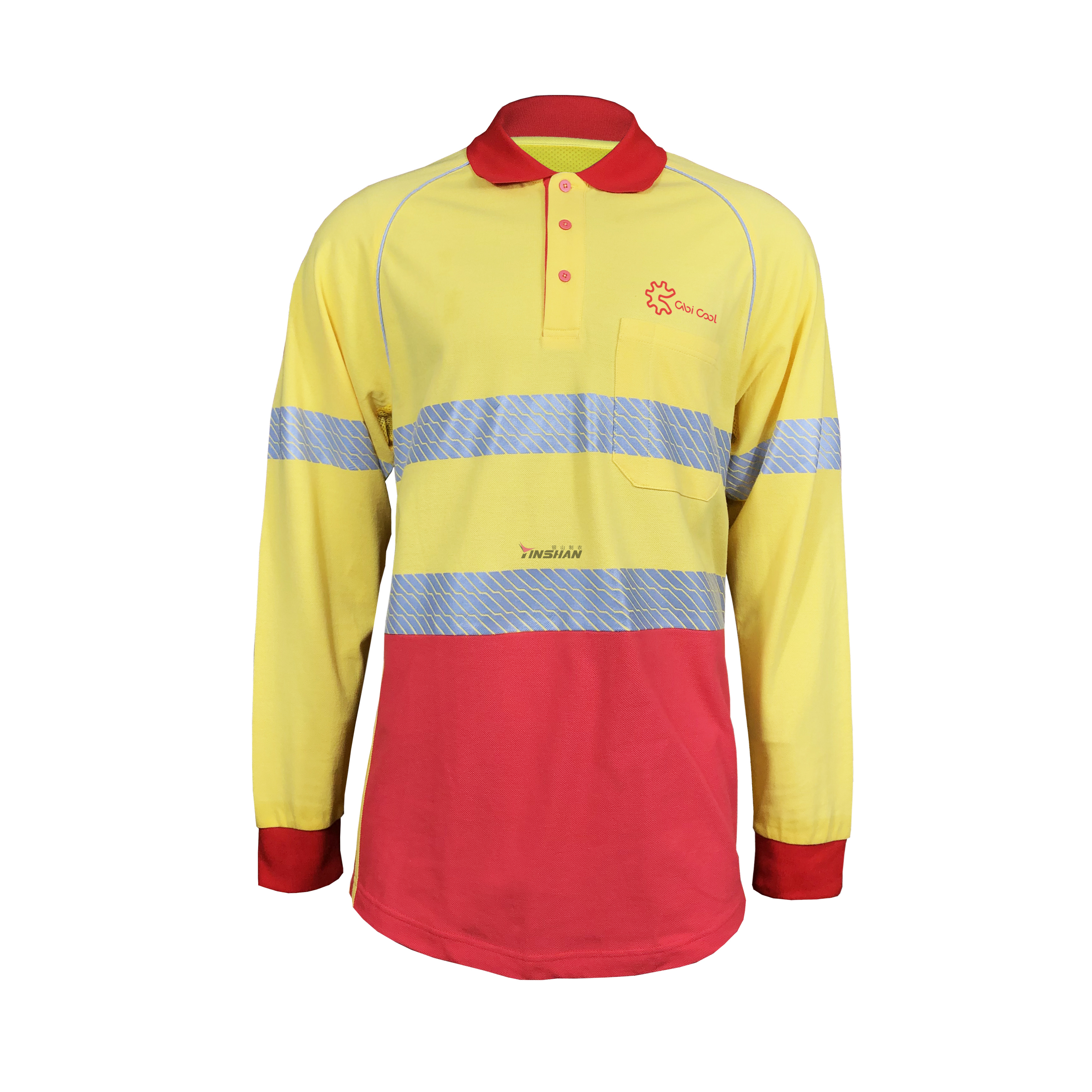 Hi-Vis Reflective Tape Polo Shirt