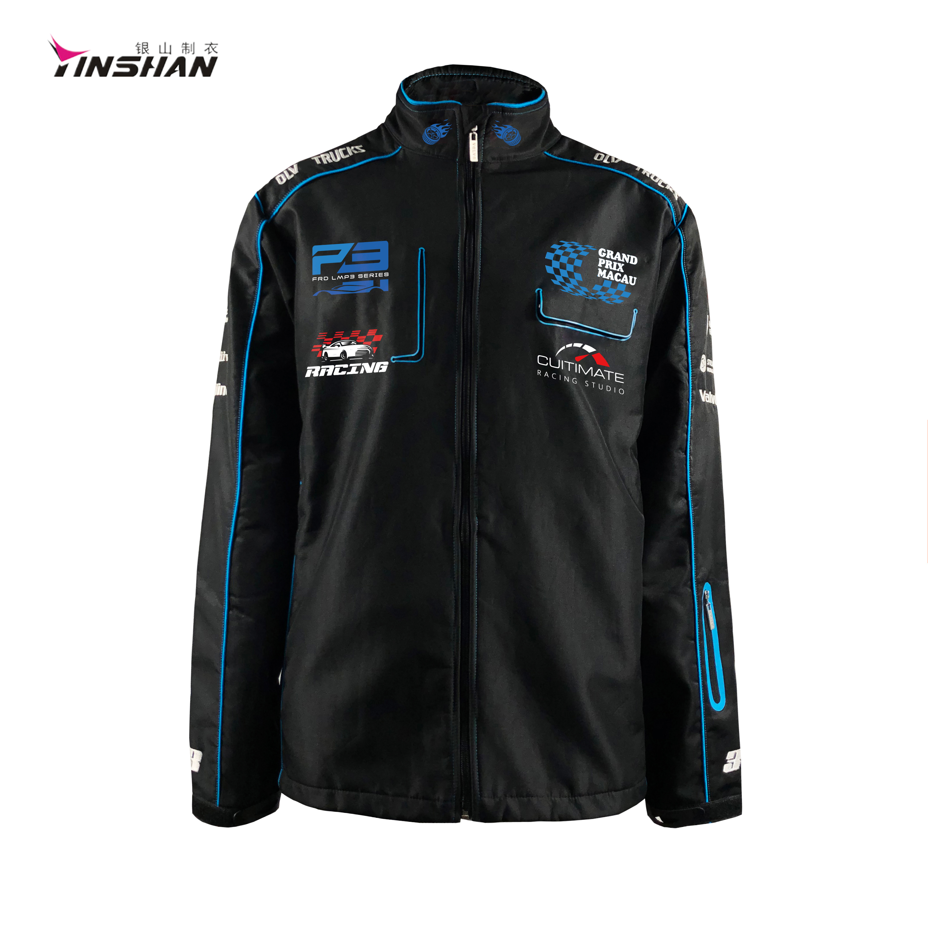 New Looking Custom Design Men's Polyester Spandex Softshell Sports Jackets For Club